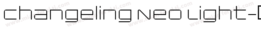 Changeling Neo Light字体转换